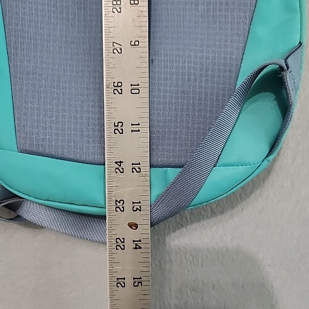 Patagonia Atom Sling Bag 8L Teal Green Slate Blue Shoulder Pouch Crossbody Day - Picture 15 of 15